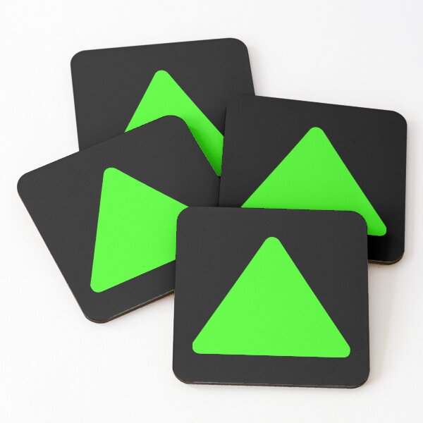 Item preview, Triangle Neon Green designed and sold by Jeallan Designs.