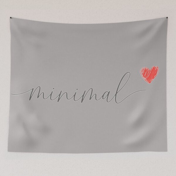 Item preview, Minimal Script with Heart – Simple Aesthetic Design designed and sold by innerfaith.