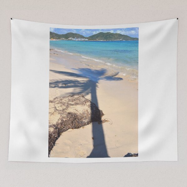 Item preview, Orient Bay St. Martin with Palm Shadow designed and sold by LisaWootenPhoto.
