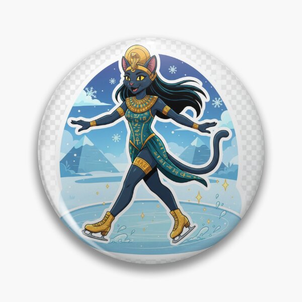 Item preview, Bastet on Ice designed and sold by anubisartvault.