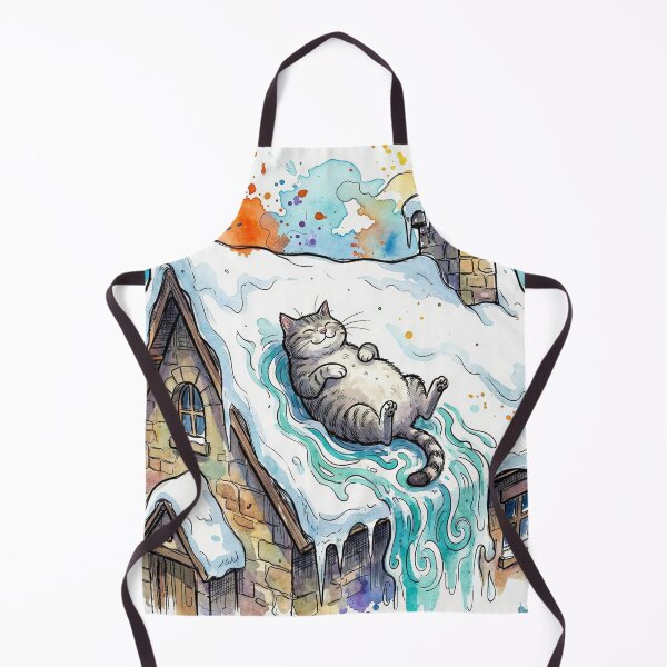 Item preview, Smiling Cat Lying on a Rooftop designed and sold by M-Y-A-R-T-.