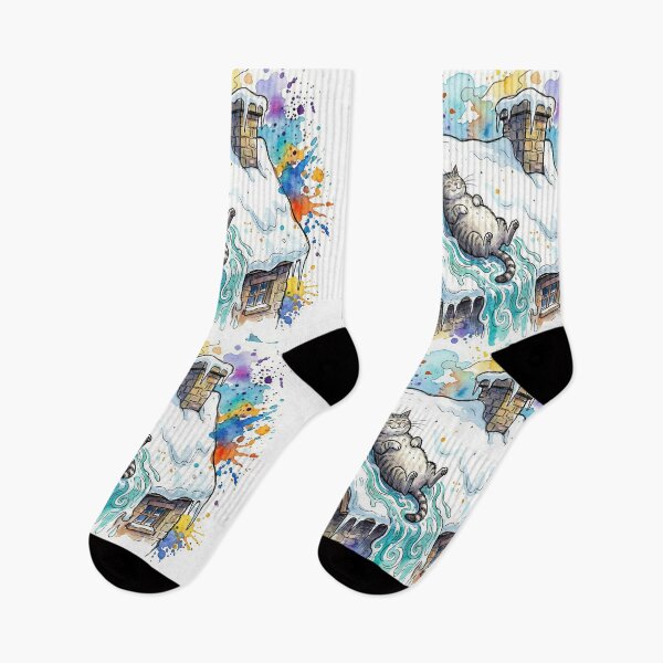 Item preview, Smiling Cat Lying on a Rooftop designed and sold by M-Y-A-R-T-.