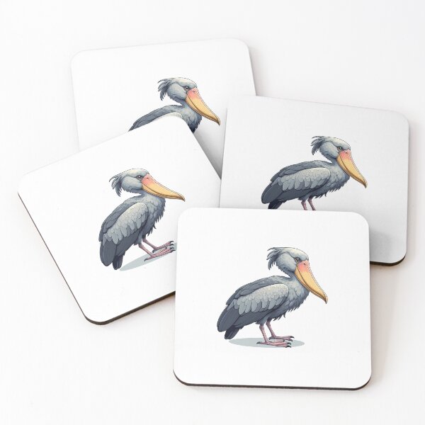 Item preview, A detailed illustration of a grey pelican with a distinctive long beak and elegant feathers. designed and sold by cave-canvas.