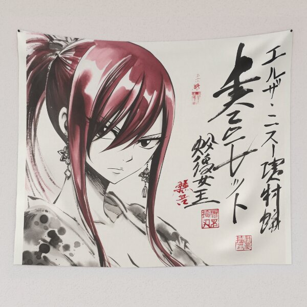 Artikelvorschau, Erza Sumi-e entworfen und verkauft von AnimeArsenalPrints.