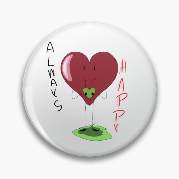 Item preview, "Always Happy" From Dragon's Spell Sticker, pins and phone cases designed and sold by Inky-Art-Corner.