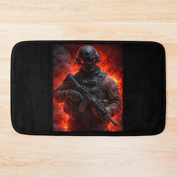 Item preview, Elite Tactical Soldier – Cinematic Military Warrior Art designed and sold by ArtVoyageShop.