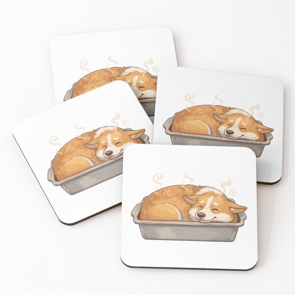 Item preview, Freshly Baked Loaf Corgi Bread Pun designed and sold by Petzzz.