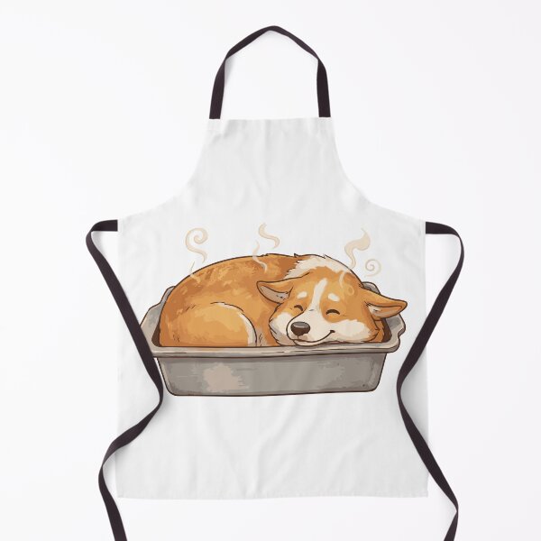 Item preview, Freshly Baked Loaf Corgi Bread Pun designed and sold by Petzzz.