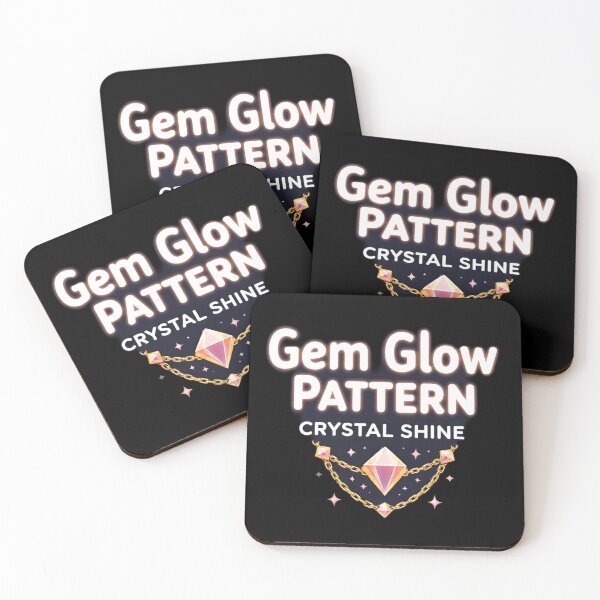 Item preview, Gem Glow Pattern - Crystal Shine designed and sold by ArtOccultist.