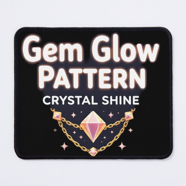 Item preview, Gem Glow Pattern - Crystal Shine designed and sold by ArtOccultist.