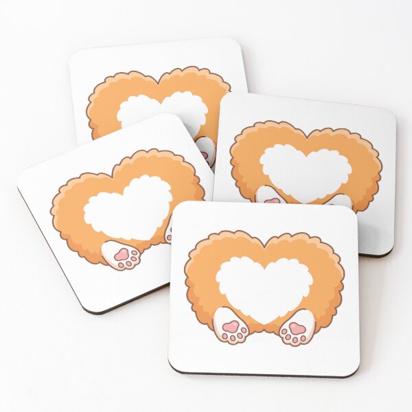 Item preview, Cute Heart Shaped Corgi Butt Momo Art designed and sold by Petzzz.