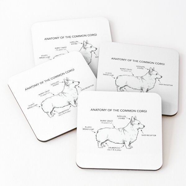 Item preview, Anatomy Of A Corgi Loaf Funny Diagram designed and sold by Petzzz.