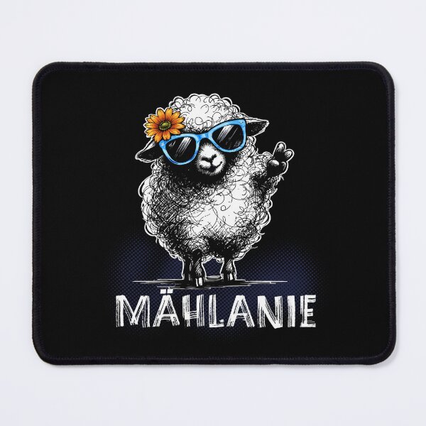 Item preview, Mählenie Cool Sheep Illustration Funny Wordplay designed and sold by CreareAT.