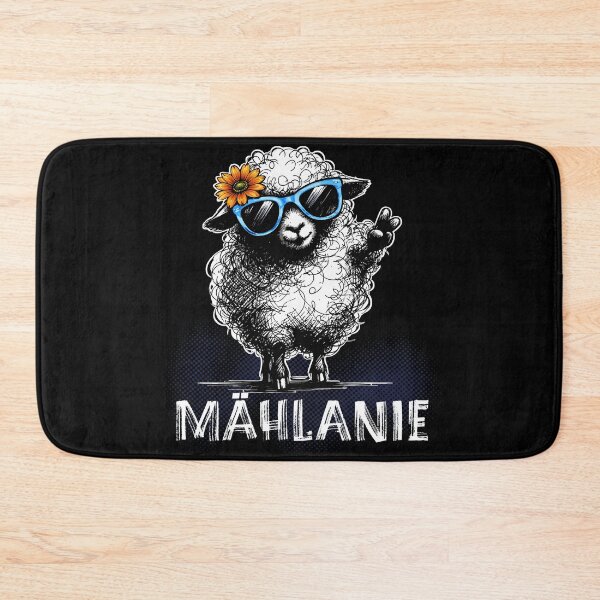 Item preview, Mählenie Cool Sheep Illustration Funny Wordplay designed and sold by CreareAT.