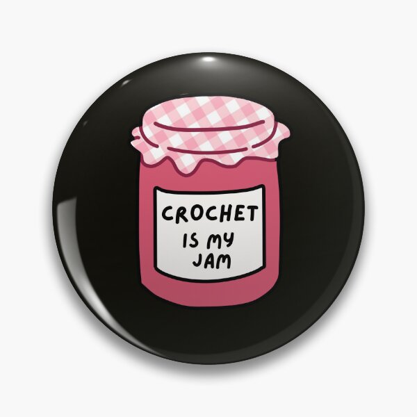 Item preview, crochet is my jam funny pun  quote gift designed and sold by phoebescribble.