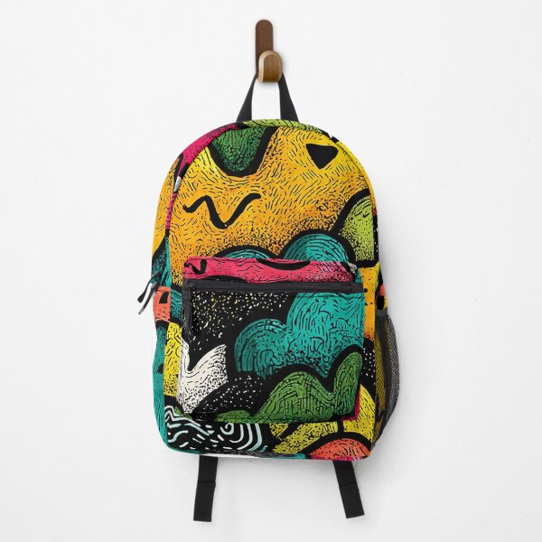 Item preview, Abstract Kawaii Doodles - Textured Psychedelic Pattern designed and sold by Teepot888.