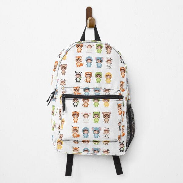 Item preview, Cute Cartoon Little Girls in Animal Outfits — Kawaii Animal Costume Characters Kids Art Illustration designed and sold by Ditstyle.
