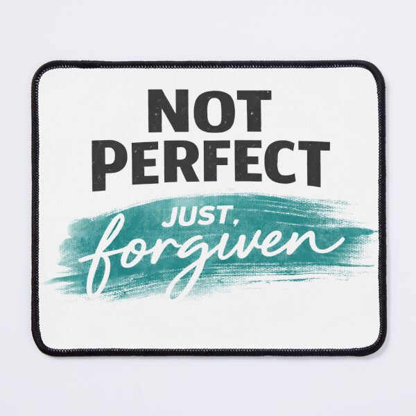 Item preview, Not Perfect Just Forgiven Christian Shirt – Faith Based Inspirational Bible Quote Gift designed and sold by Blessed Digital Prints.