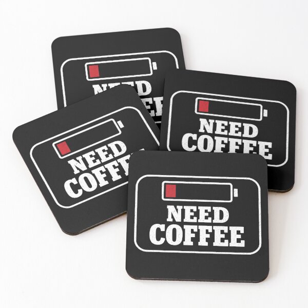 Item preview, NEED COFFEE Low Battery designed and sold by evokerys.