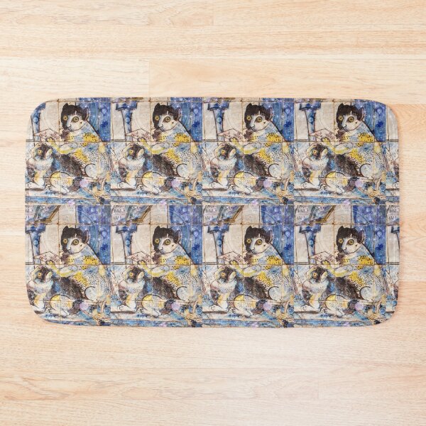 Item preview, Azulejo Cat Musician designed and sold by itkacreations.