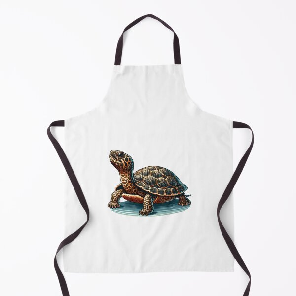 Item preview, Illustration of a detailed turtle with intricate patterns and vibrant colors. designed and sold by cave-canvas.