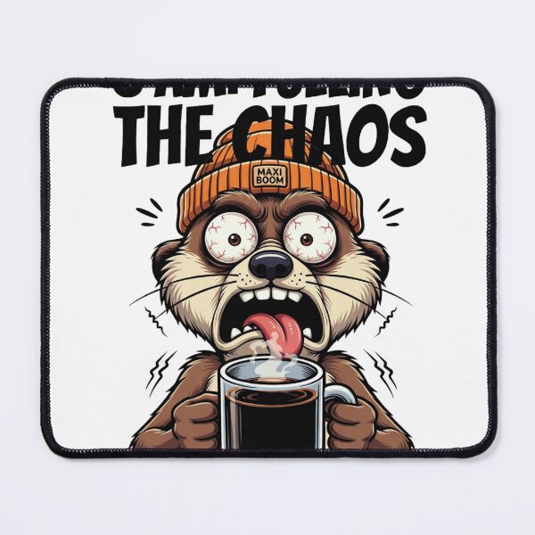 Item preview, 6 AM Fueling The Chaos – Crazy Meerkat Coffee – mAXiBoOM Original designed and sold by mAXiBoOM.