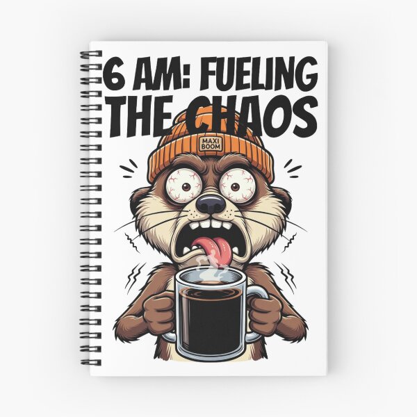 Item preview, 6 AM Fueling The Chaos – Crazy Meerkat Coffee – mAXiBoOM Original designed and sold by mAXiBoOM.