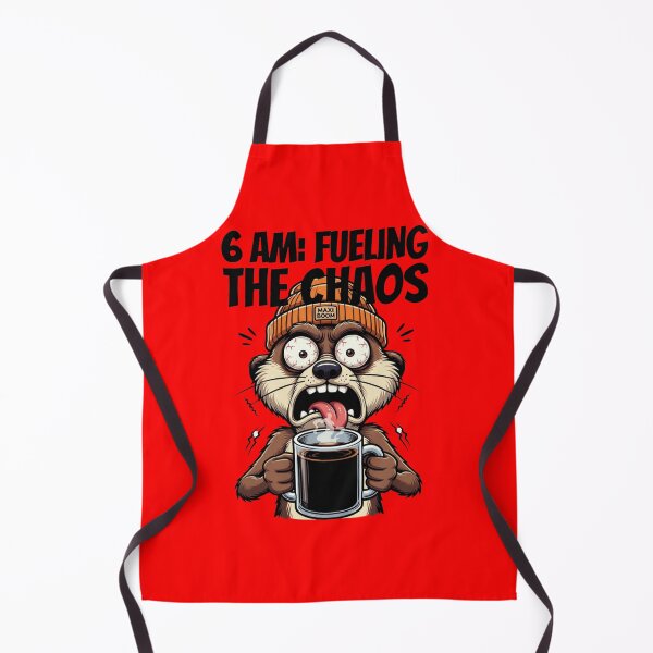 Item preview, 6 AM Fueling The Chaos – Crazy Meerkat Coffee – mAXiBoOM Original designed and sold by mAXiBoOM.
