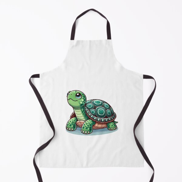 Item preview, A cute cartoon turtle with a patterned shell, featuring bright colors and a cheerful expression. designed and sold by cave-canvas.