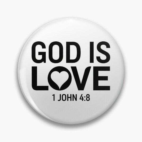 Item preview, God Is Love 1 John 4 8 Christian Bible Verse. designed and sold by loveandlightrb.