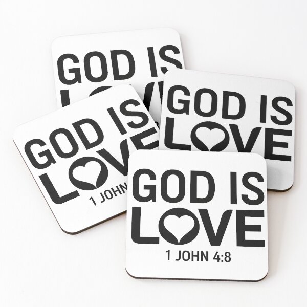 Item preview, God Is Love 1 John 4 8 Christian Bible Verse. designed and sold by loveandlightrb.
