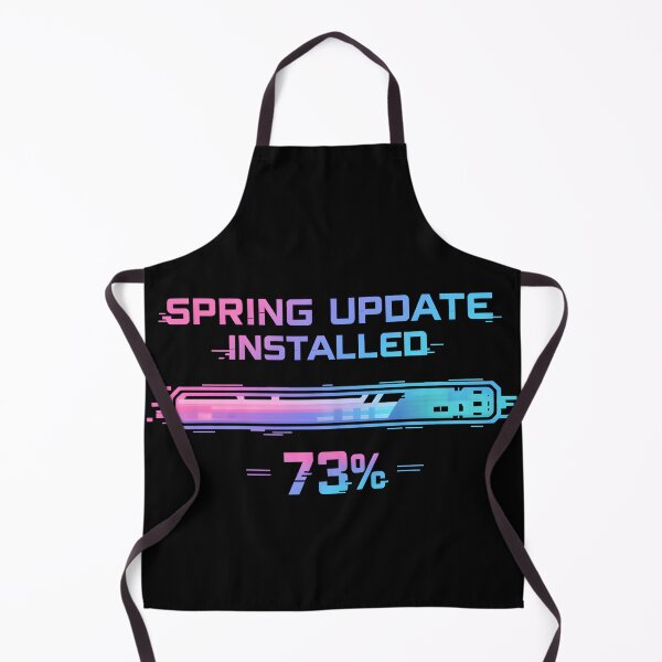 Item preview, Spring Update Installed 73% – Y2K Glitch Loading Bar Aesthetic Design designed and sold by R3X .