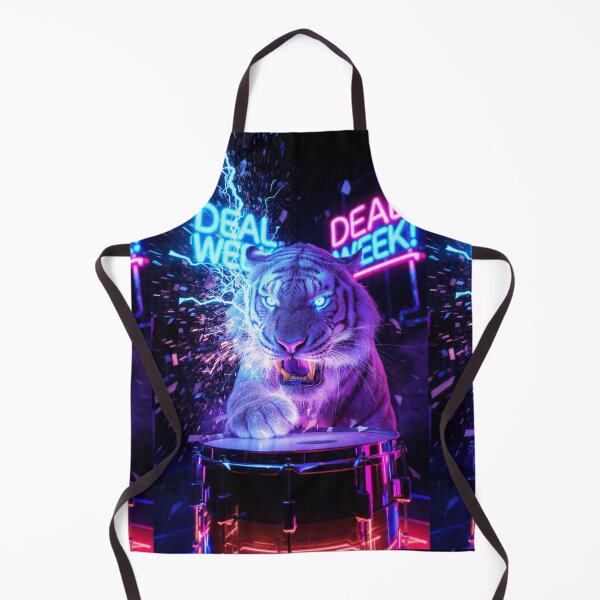 Item preview, Neon Roar in Electric Blue designed and sold by TreatLLC.