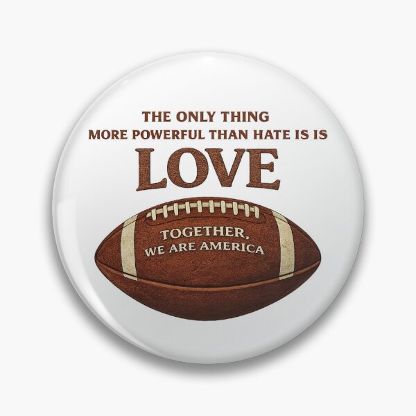 Item preview, The Only Thing More Powerful Than Hate Is Love-Together We Are America designed and sold by sahbender.