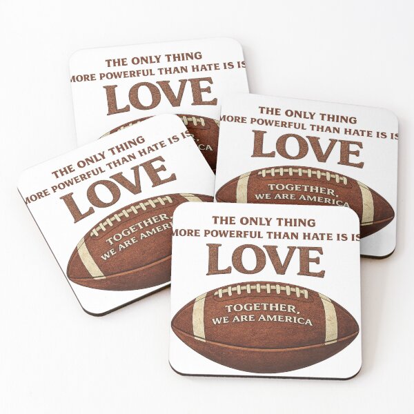 Item preview, The Only Thing More Powerful Than Hate Is Love-Together We Are America designed and sold by sahbender.