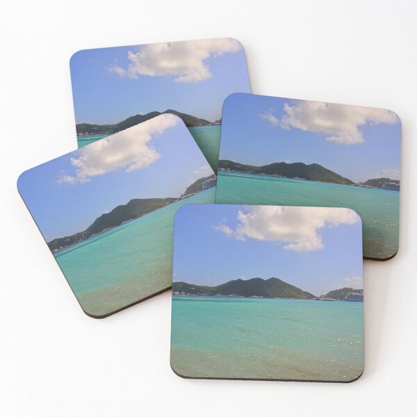 Item preview, Turquoise Water And Mountains St. Martin  designed and sold by LisaWootenPhoto.