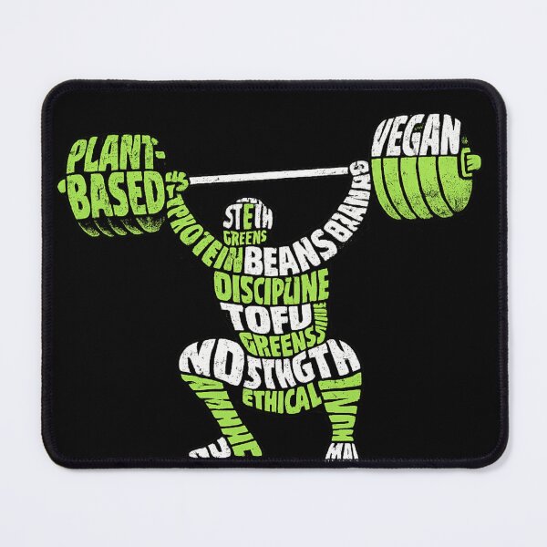 Item preview, Plant-Based Power – Vegan Strength Word Art designed and sold by VibeOffline Studio.