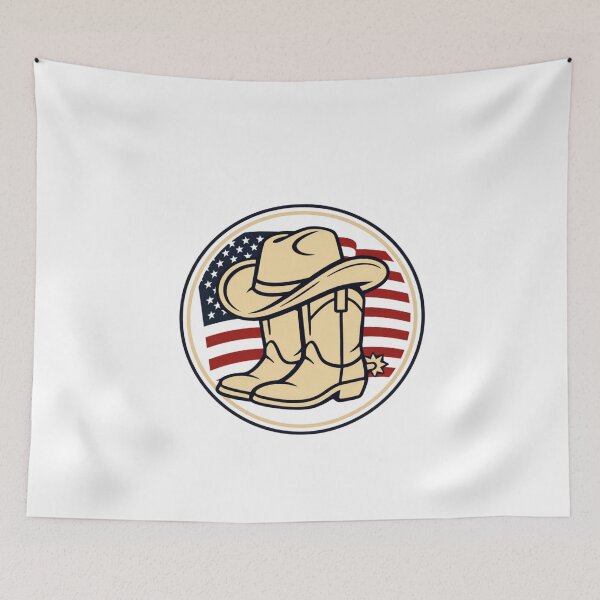 Item preview, Rustic Rodeo Patriot Western Cowboy Americana Spirit Design designed and sold by Pawsome Quotes.