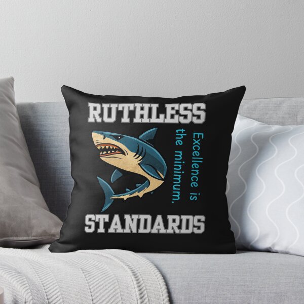 Item preview, Ruthless Standards Shark – Luxury Minimal High Performance Motivation Design designed and sold by AdicretorDesign.