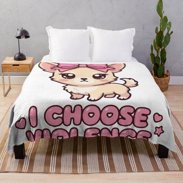 Item preview, I Choose Violence Today Cute But Psycho Chihuahua designed and sold by Petzzz.