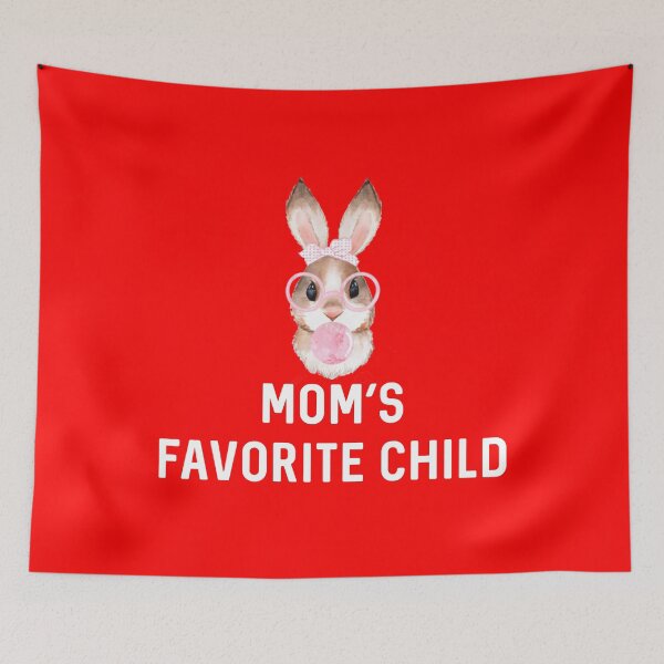 Item preview, Mom's Favorite Child Rabbit Mother's Day Sassy Easter Bunny Gift Rabbits Lover Birthday designed and sold by DogLover332.
