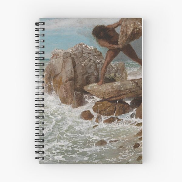 Item preview, Arnold Böcklin Odysseus And Polyphemus HD designed and sold by Retr0Tshirts.
