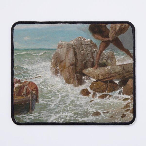Item preview, Arnold Böcklin Odysseus And Polyphemus HD designed and sold by Retr0Tshirts.