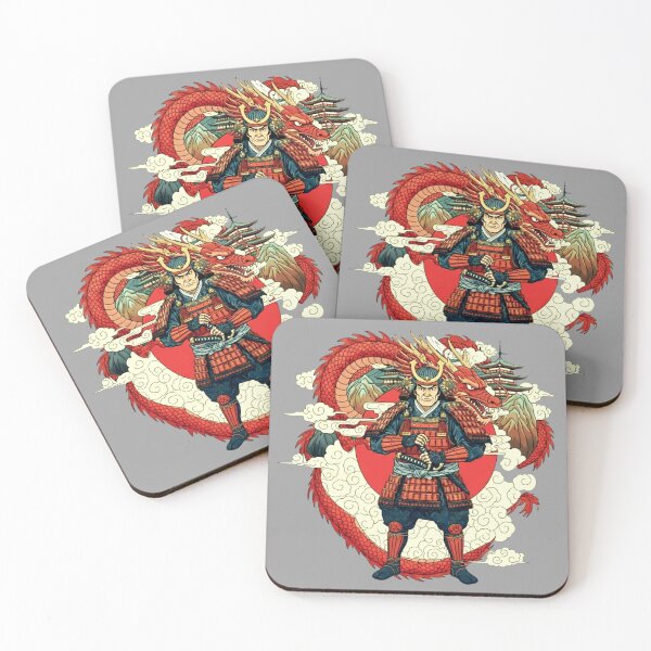 Item preview, Japones Samurai Warrior and Imperial Dragon designed and sold by SakuraVibes.