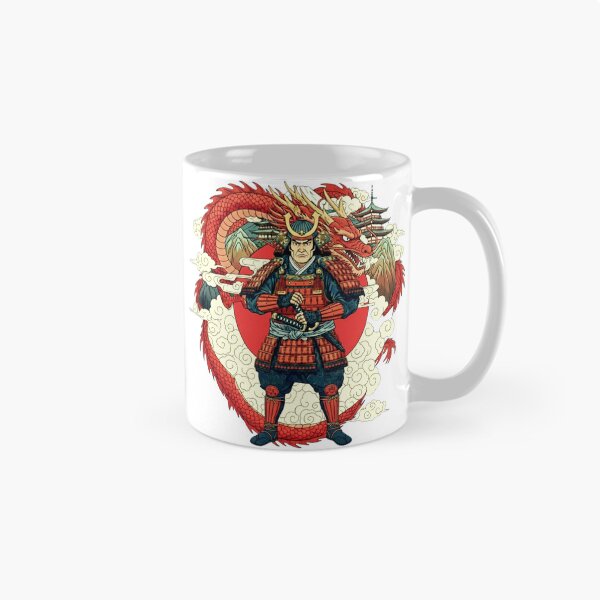 Item preview, Japones Samurai Warrior and Imperial Dragon designed and sold by SakuraVibes.