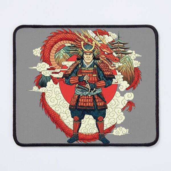 Item preview, Japones Samurai Warrior and Imperial Dragon designed and sold by SakuraVibes.