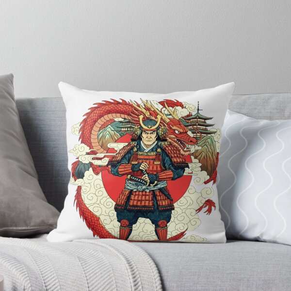 Item preview, Japones Samurai Warrior and Imperial Dragon designed and sold by SakuraVibes.