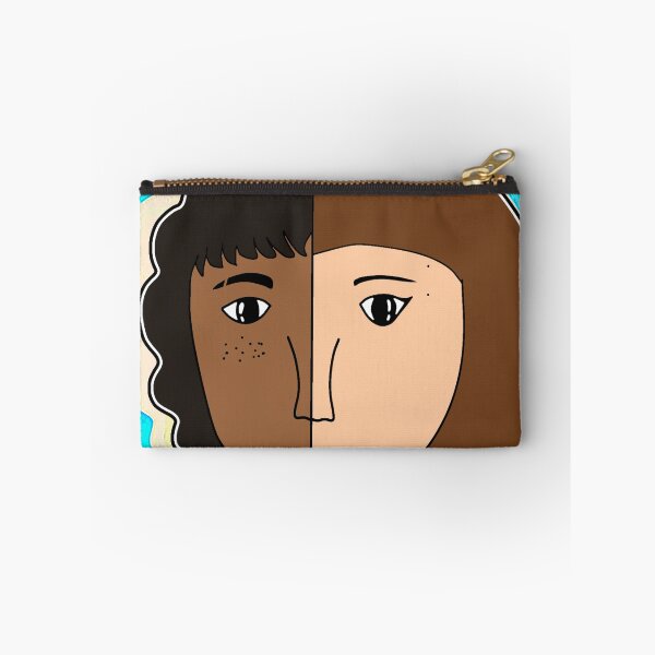 Item preview, "Split Face Portrait Representing Diversity and Unity" designed and sold by nighttime1990.