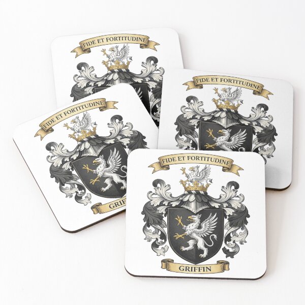 Item preview, The Griffin Family Coat of Arms designed and sold by BagTown Clans.