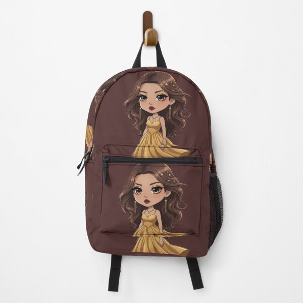 Item preview, Golden Night Glamour - Chibi Girl in City Moonlight designed and sold by Azurart2.